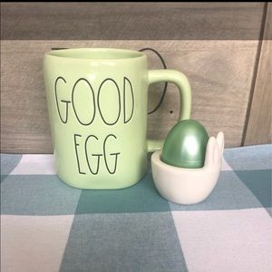 RAE DUNN GREEN “GOOD EGG/BAD EGG
